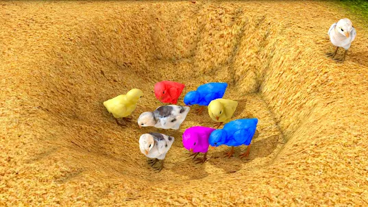 Colorful Chicks: Hen Simulator