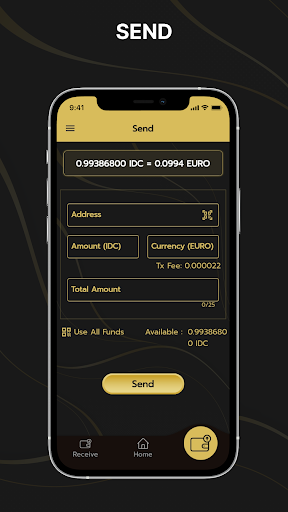 ISLAMIC DIGITAL COIN Wallet Screen 3