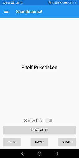 Scandinamia Name Generator Screen 3
