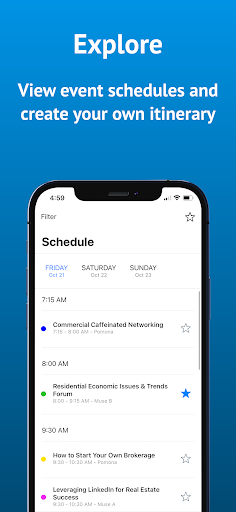 Android application NMEA Conference App screenshort