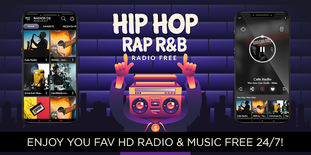 HipHop Rap R&B Radio Free ud83cudfa7 1.0 APK screenshots 3