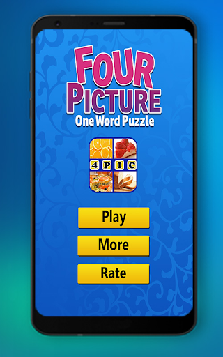 Android application 4 pic one word screenshort