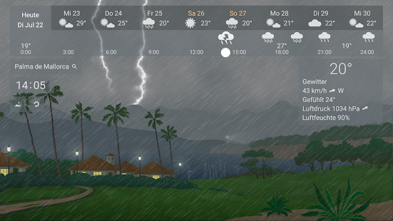 YoWindow Wetter - Unbegrenzt Screenshot