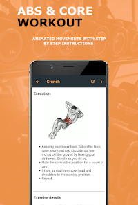 Screenshot 3 Abs & Core ejercicios de entre android
