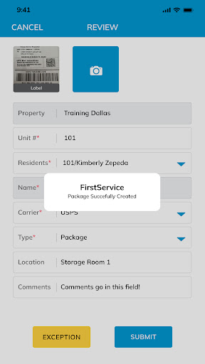 Connect Front Desk Screen 3