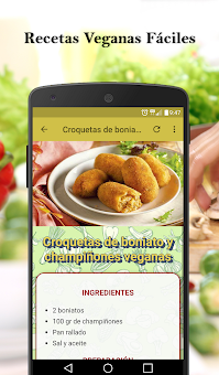 Recetas Veganas Fáciles screenshot 2
