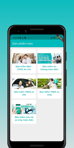 Android application ODP screenshort
