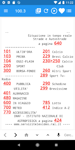 Televideo a Voce Screen 2