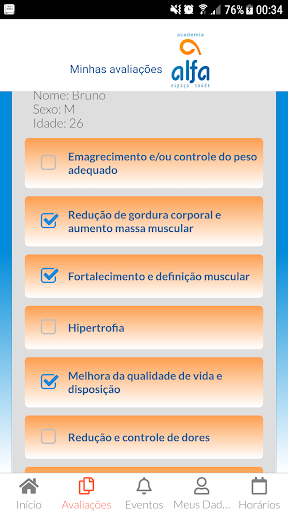 Android application Alfa Espaço Saúde screenshort