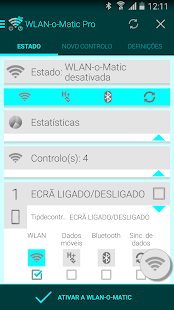Visualização do aplicativo