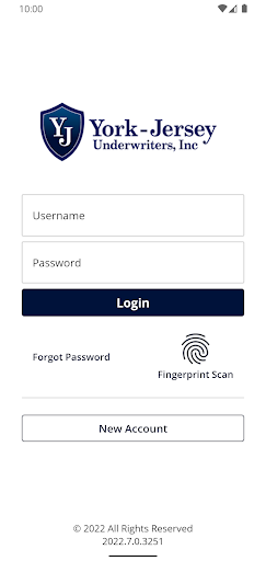 Android application York-Jersey Mobile screenshort