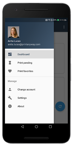 Android application PrintAnyWay screenshort