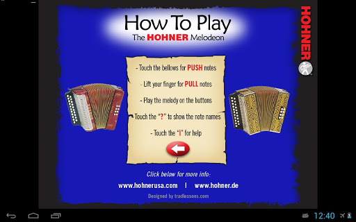 Hohner C/F Button Accordion Screen 3
