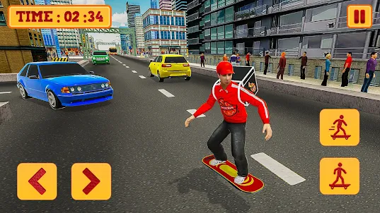 Hoverboard Pizza Delivery Game