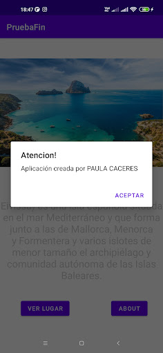 IbizApp Screen 2