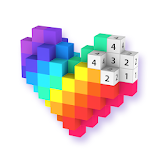 Voxel - 3D Color by Number & Pixel Coloring Book icon