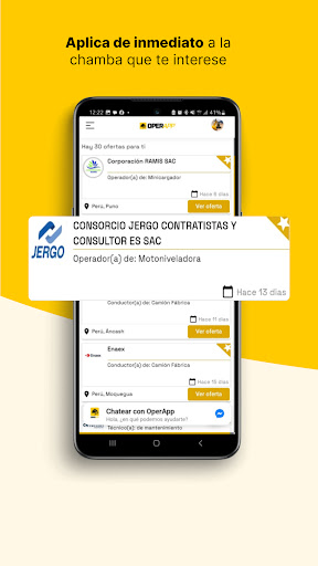 OperApp Perú Screen 3