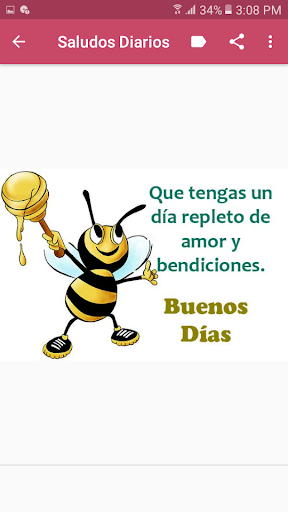 Saludos Diarios Screen 3
