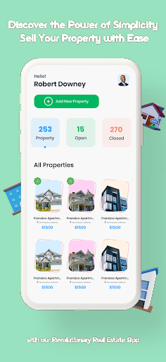 Android application Real Estate Vendor screenshort