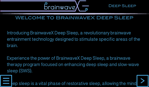 BrainwaveX نوم عميق