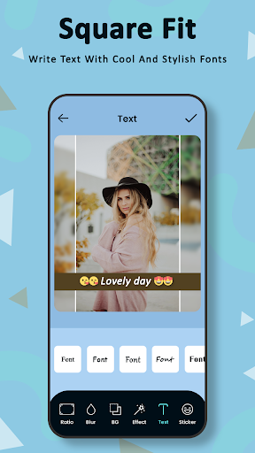 Square Fit- Blur Photo and No Cr