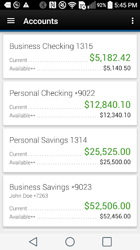 Android application Marquette Farmers State Bank screenshort