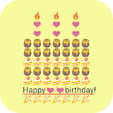 Birthday Art -Emoji Keyboard🎂 icon