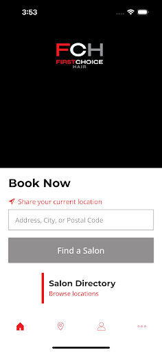 Android application First Choice Hair screenshort