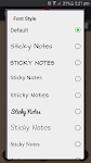 screenshot of Sticky Notes Pro !