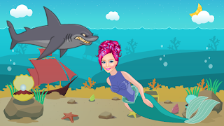 Mermaid Shark Dash - Screenshot 1