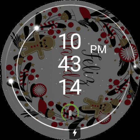 Esfera Reloj Feliz Navidad Screen 2