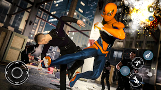 Spider Rope Hero Rescue Game3D - Screenshot 2