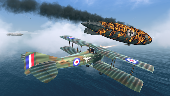 تحميل لعبة Warplanes: WW1 Sky Aces مهكرة وكاملة 2024 2