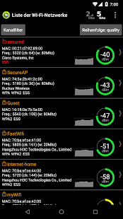 WiFi Netzwerk Analyzer Screenshot