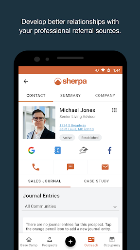 Sherpa CRM Screen 2