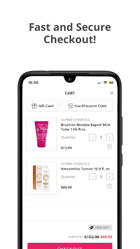 Screenshot of Nutree Cosmetics