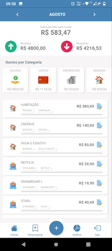 Dinheiro Contado Screen 2