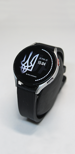 Android application Slava Ukraini watch face screenshort