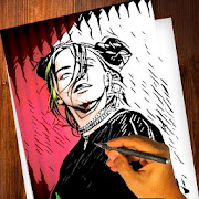 How  to draw billie eilish anime and amnga