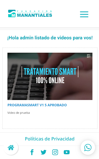 Fundación Manantiales Screen 3