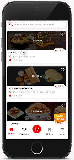 Mr.Foodies-food delivery Screen 3