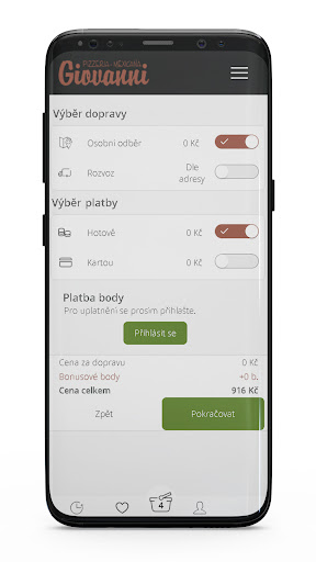 Android application Pizzeria Mexicana Giovanni screenshort