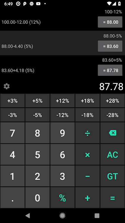 Calculator - Tax, VAT and GST - 2.1.1 - (Android)