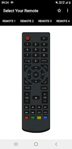 Android application Thomson TV Remote screenshort