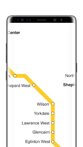 Android application Toronto Subway Map screenshort