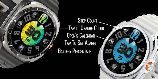 [SSP] - Bold Analog Watch Face Screenshot