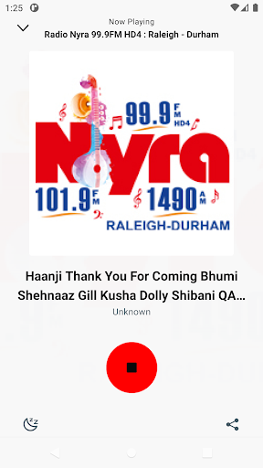 Radio Nyra Raleigh - Durham Screen 2