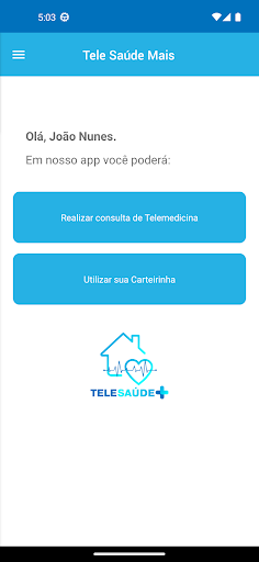 Tele Saúde Mais Screen 2