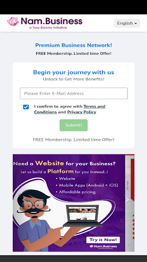 Android application Nam.Business screenshort