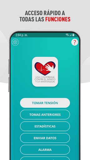Android application Corazón Sano - Control Tensión screenshort